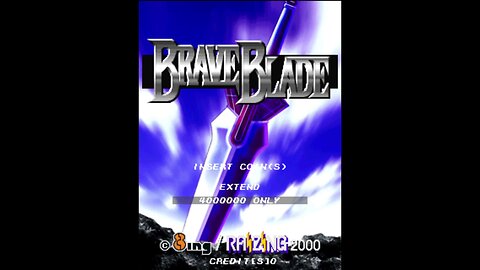 Brave Blade Arcade Game, Eighting Raizing 2000, Longplay