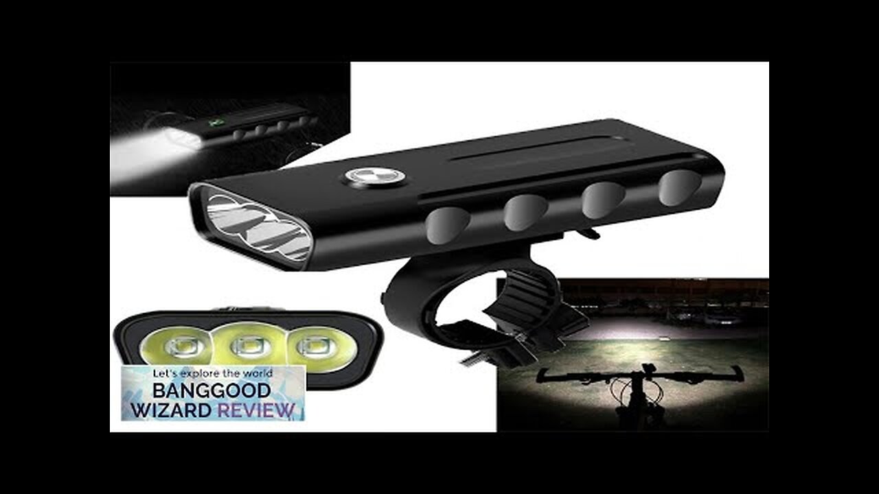 BX3 1500Lm Super Bright Bike Headlight 5200mAh Battery IPX5 Waterproof 3 Light Review