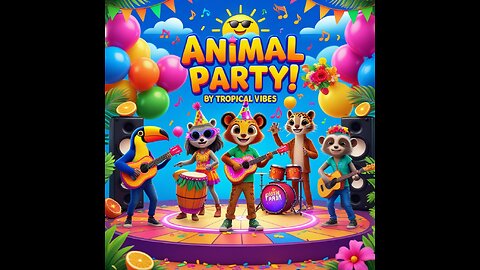 IT'S A FOREST PARTY! 🥳🎉 Tropical Vibes Presents: Animal Party! 🐘🐦🎶