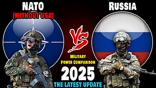 NATO (without USA) vs Russia Military Power Comparison 2025 | Russia vs NATO Military Power 2025