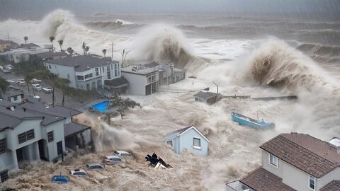 EXTREME Chaos Hits Ecuador Today! Crucita Resort Destroying Giant Tsunami-Like Waves