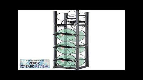 VEVOR Refrigerant Tank Rack with 3 x 30lbs and Other 3 Small Review