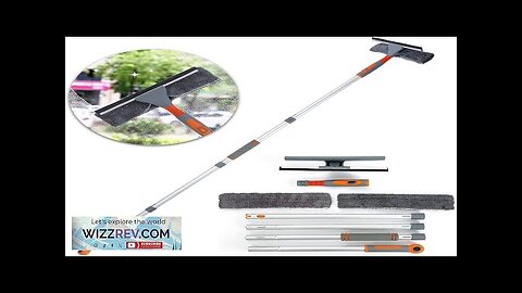 Professional Window Squeegee Cleaner 2 in 1 Shower Squeegee with Extension Pole Review