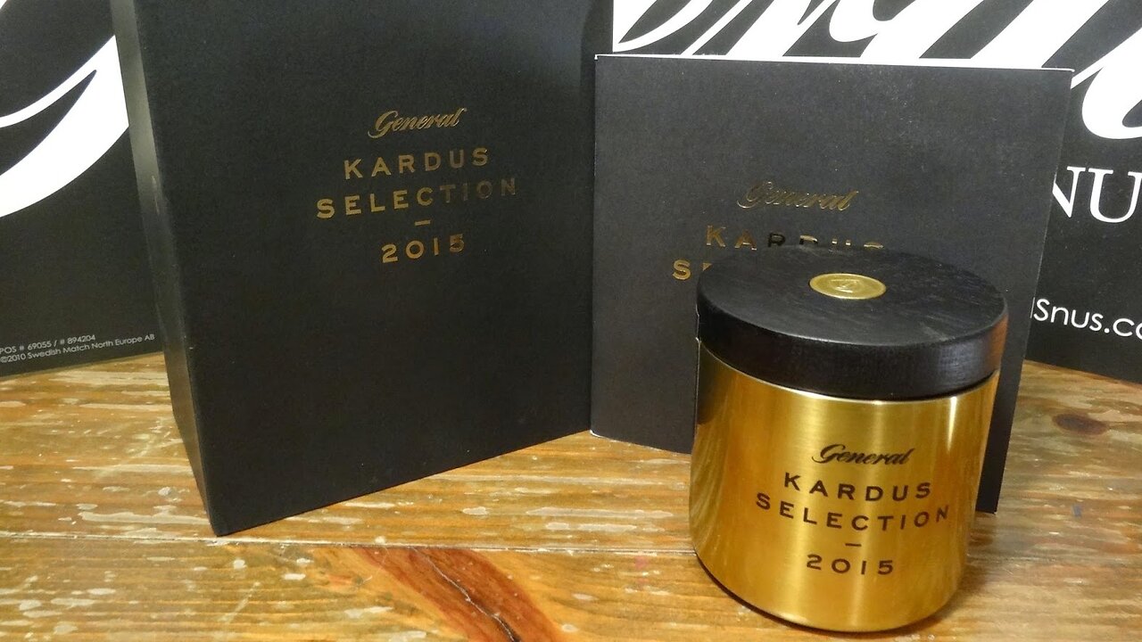 General Kardus 2015 Limited Edition Snus Review