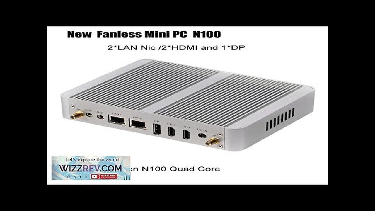 New N100 Palm Fanless Mini PC Intel Quad Core 12th gen CPU Review