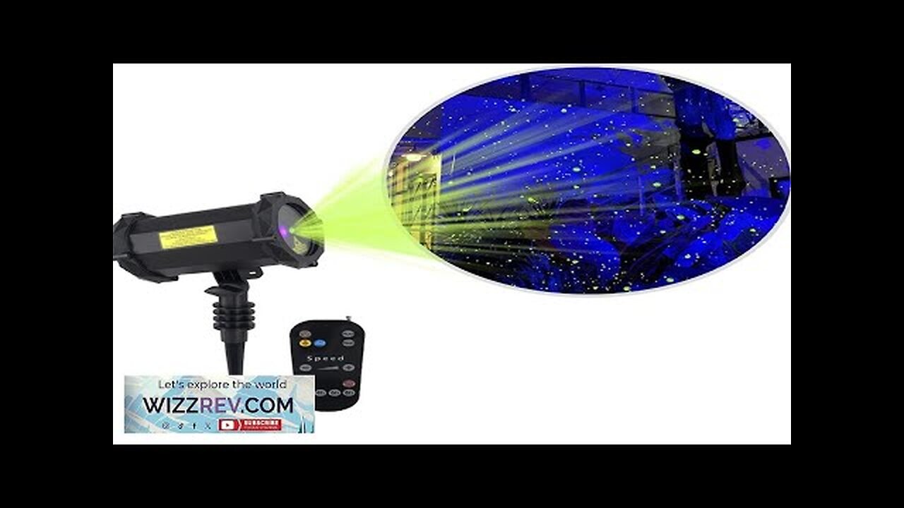 Firefly Laser Light IP65 Waterproof Laser Christmas Light Outdoor Garden Laser Lights Review