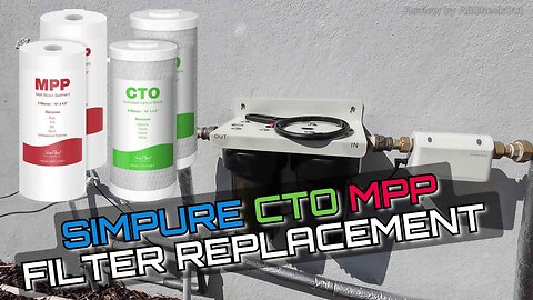 SimPure Whole House Water Filter System - Filter CTO MPP Replacement Tutorial