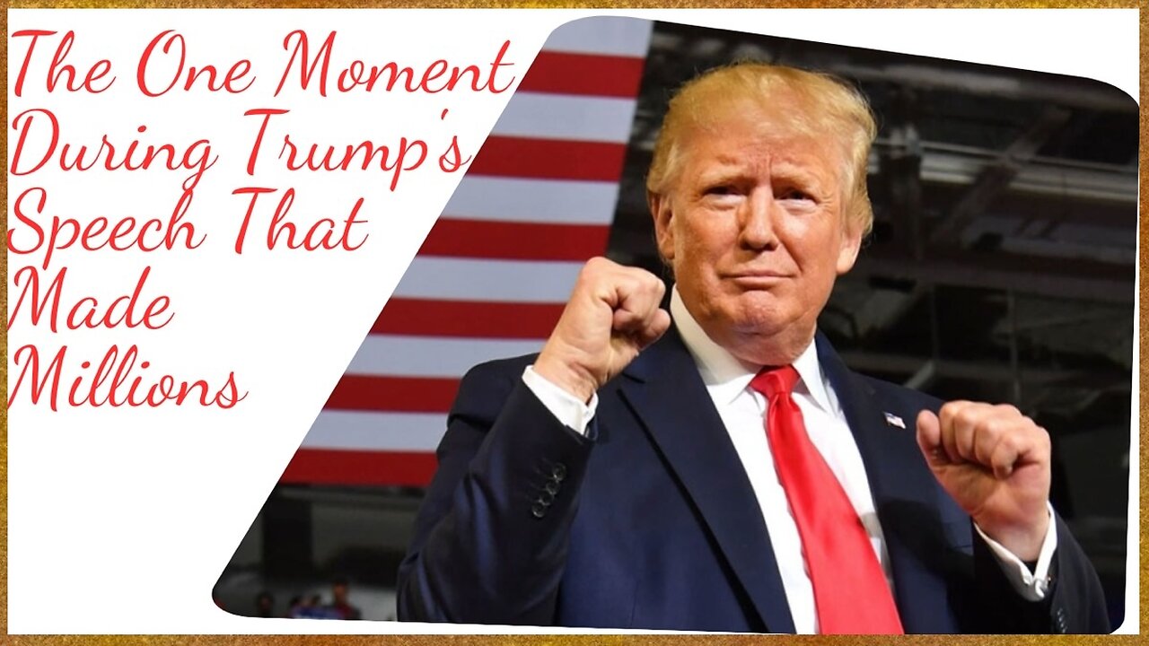🔥 The One Moment During Trump's Speech That Made Millions || Trump’s Triumphant Return || @Ivanka25