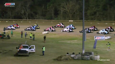 Feature: 2025 USAC AMSOIL National Sprint Cars Friday At Ocala Speedway (2/14/2025)