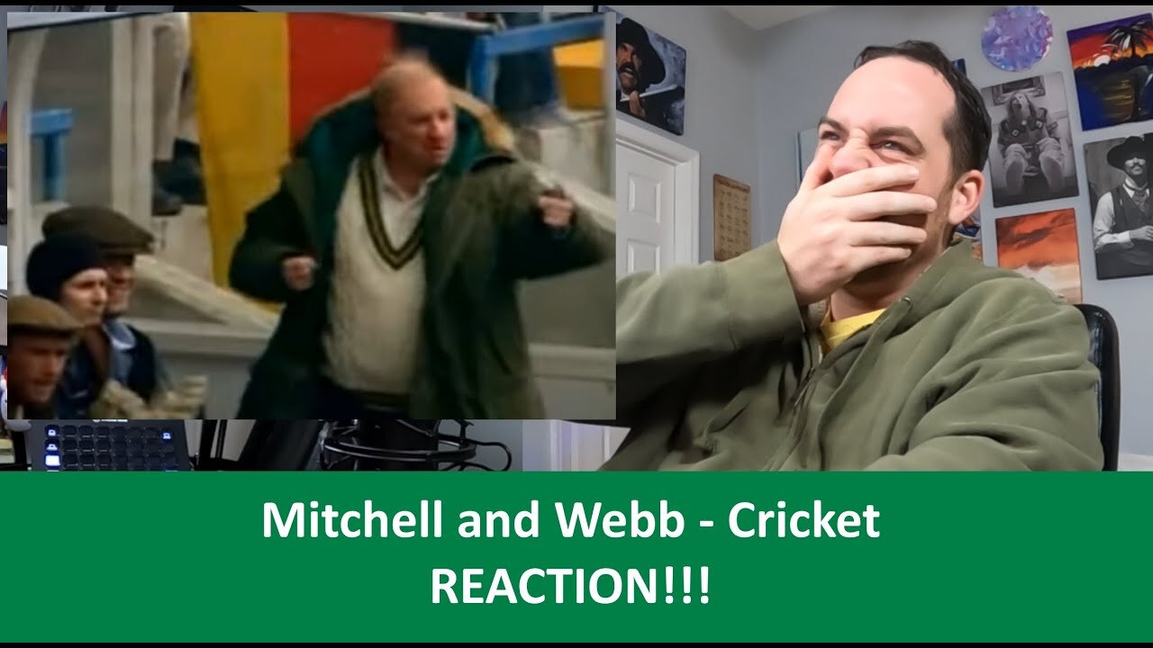 American Reacts to Mitchell and Webb - Cricket REACTION