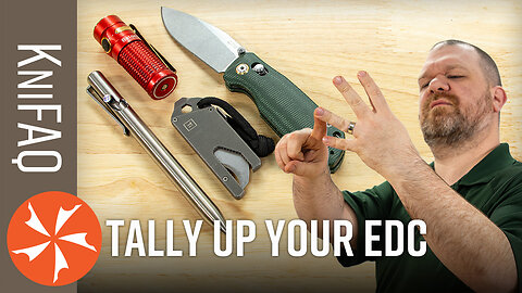 KnifeCenter FAQ #205: How Many EDC Items Do You Carry?