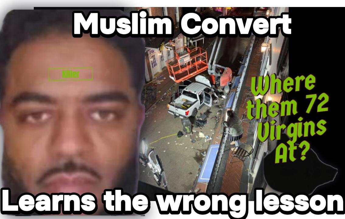 Muslim Covert Comments Suiside by COP after running ower NOLA Partiers