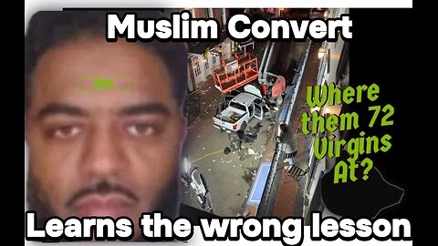 Muslim Covert Comments Suiside by COP after running ower NOLA Partiers