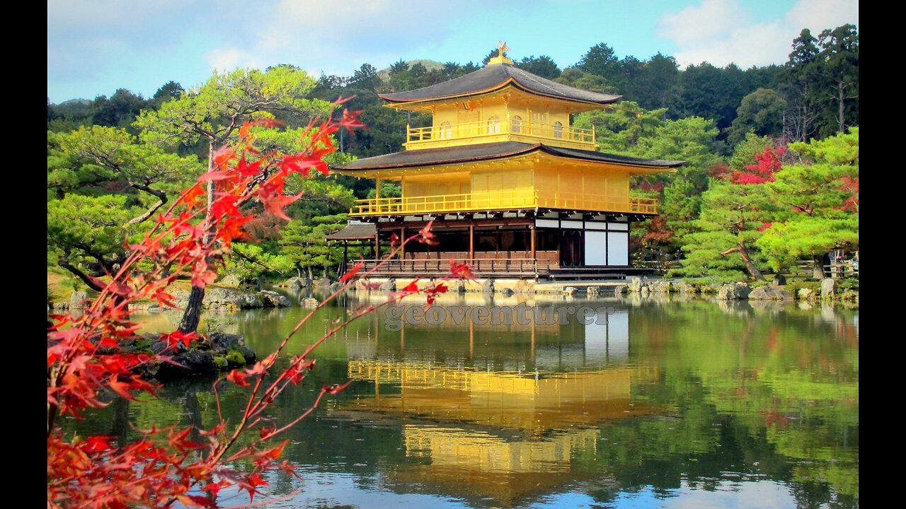 Japan, Kyoto Kinkakuji (Golden Pavilion)