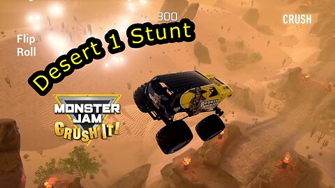 Monster Jam Crush It!: Hill Climb: Desert One Stunt
