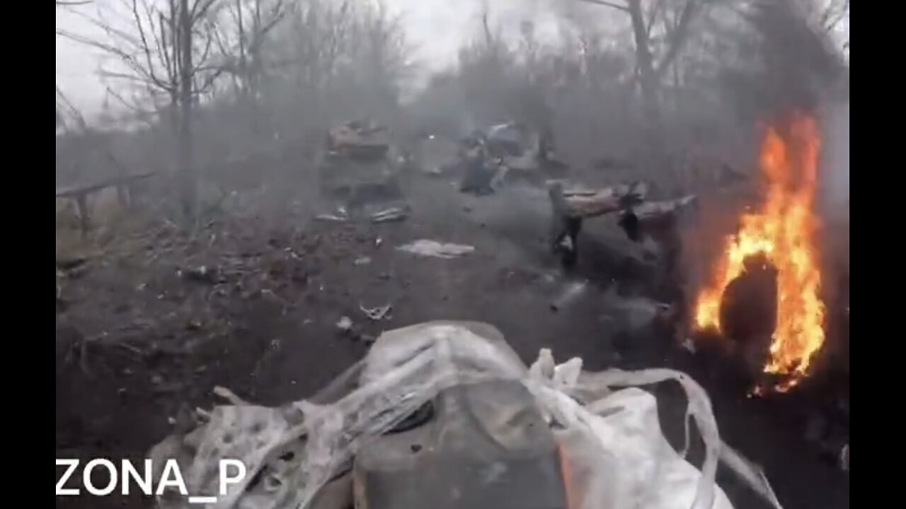 Russian Scout Vehicle Drives Up NATO Highway Of Shit…