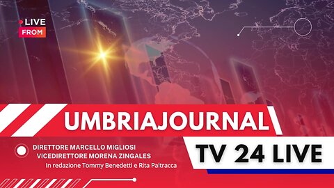 Live streaming, il telegiornale dell'Umbria del 20 febbraio 2025