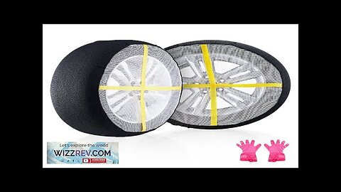 VEVOR Thickened Snow Socks for Tires Full Coverage Snow Traction Tire Cover Review