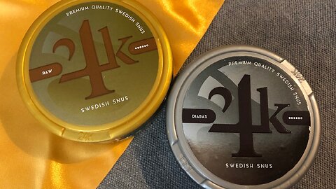 24K Diabas and RAW Snus Review