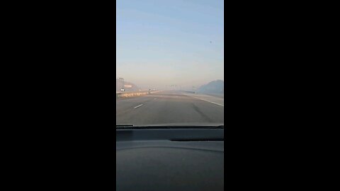 The smoke on 501 from the wildfires in the Myrtle Beach area