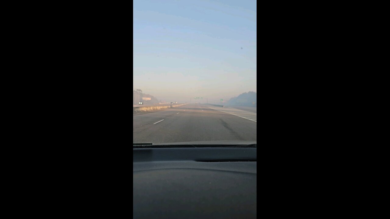 The smoke on 501 from the wildfires in the Myrtle Beach area