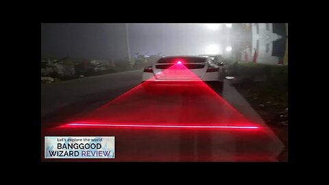 Car Auto LED Laser Fog Light Motorcycle Tail Lamp Vehicle Anti-Collision Taillight Review