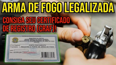 COMO TIRAR POSSE, PORTE, CAC E CRAF DE ARMA DE FOGO? 2025