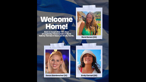 Israeli hostages come home - Chronological compilation.