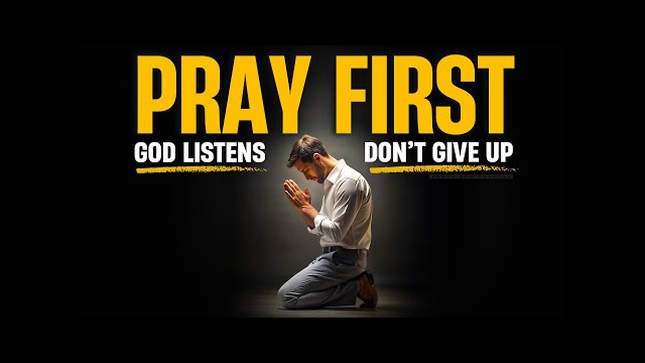 Until Something Happens Keep Praying | Christian Motivation