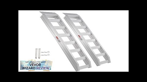 VEVOR Aluminum Ramps 8810 lbs Heavy-duty Ramps with Top Hook Attaching End Review