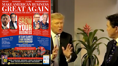 Donald J. Trump & Robert Kiyosaki | How to Overcome & Handle Pressure & How to Embrace the Daily Grind & Daily Diligence Needed to Become Successful! + Join Eric Trump & Kiyosaki At March 6-7 Workshop