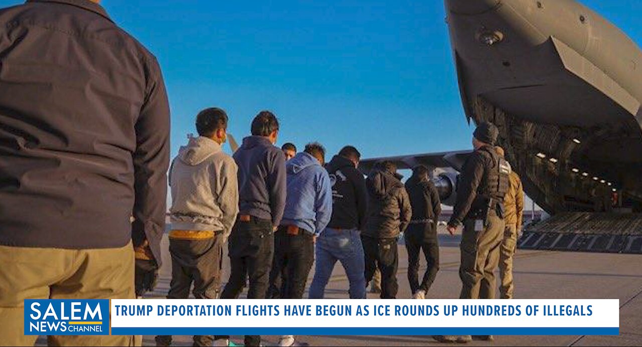 Trump Deportation Flights Have Begun As ICE Rounds Up Hundreds Of Illegals In 24 Hours