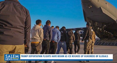 Trump Deportation Flights Have Begun As ICE Rounds Up Hundreds Of Illegals In 24 Hours