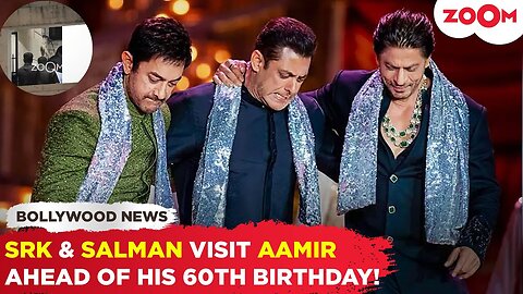 Shah Rukh Khan and Salman Khan ARRIVE at Aamir Khan's residence ahead of his 60th Birthday