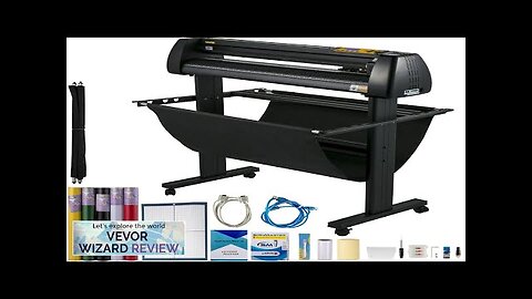 VEVOR Vinyl Cutter Machine 870mm Vinyl Printer 34 inch Plotter Printer U-disk Review