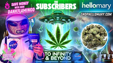 Celebrating 2K with Infinity Runtz from Shop Hello Mary! Dankin with the Flamingos Review!!