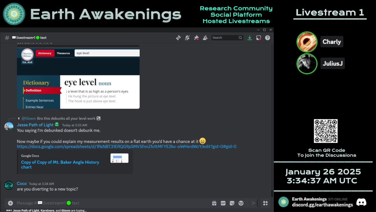 Earth Awakenings - Livestream 1 - #2143