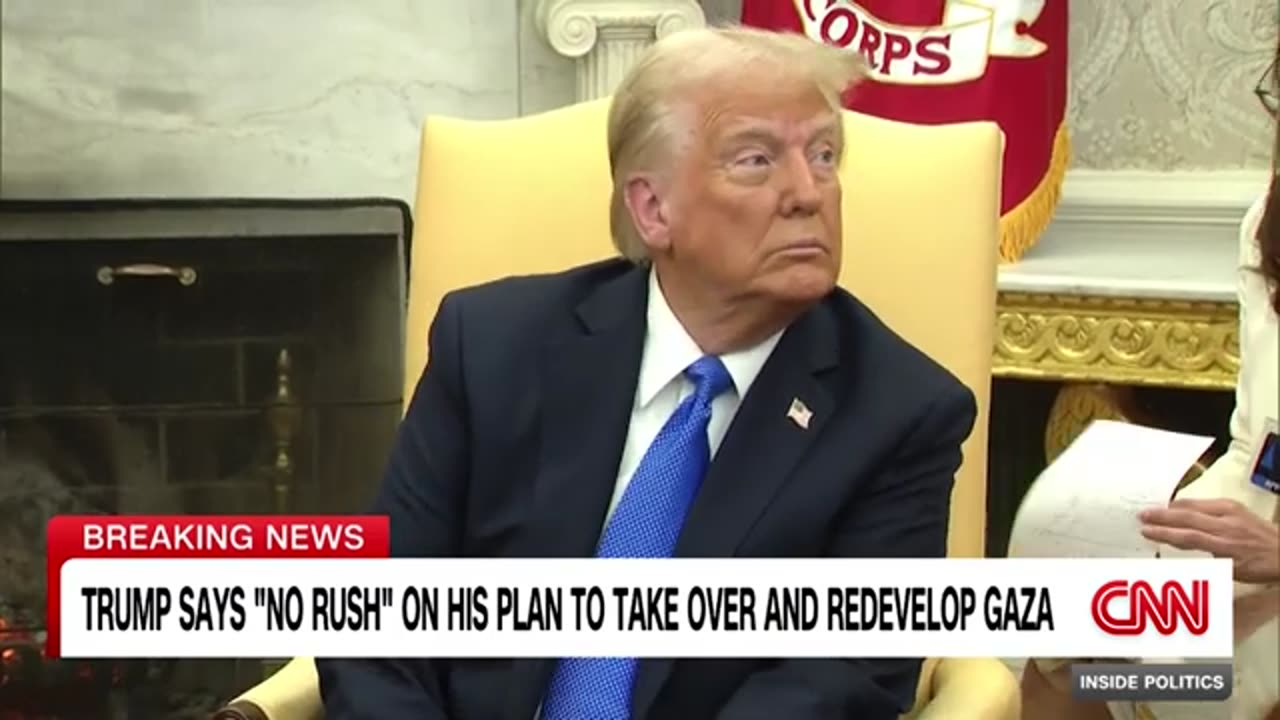 Reporter asks Trump what he thinks about Musk being on Time's cover