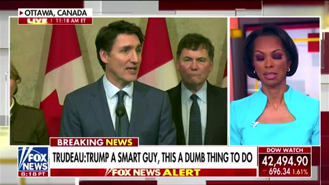 'He called him Donald!' Harris Faulkner aghast over Justin Trudeau's response to Trump