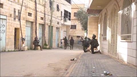 A video of IDF counterterrorism activity in Jenin: