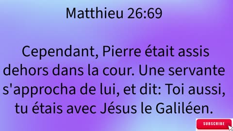 "La Trahison, l'Arrestation et le Reniement de Jésus" Matthieu 26:1:75#shorts #youtube #ytshorts #yt