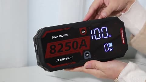 Get Your Motor Running 8250A Jump Starter Heavy Duty Battery Jump Starter Battery Pack