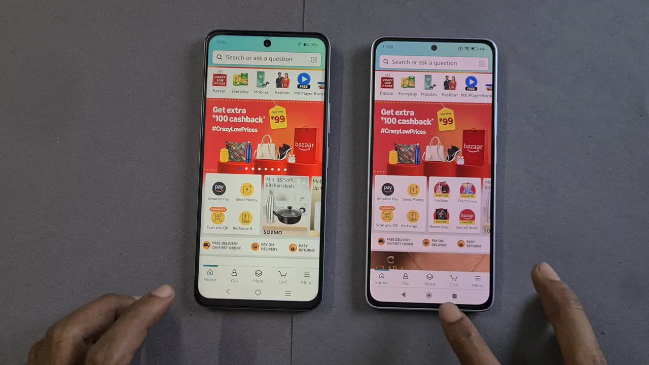Vivo T4x 5G vs POCO M7 Pro 5G Speed Test