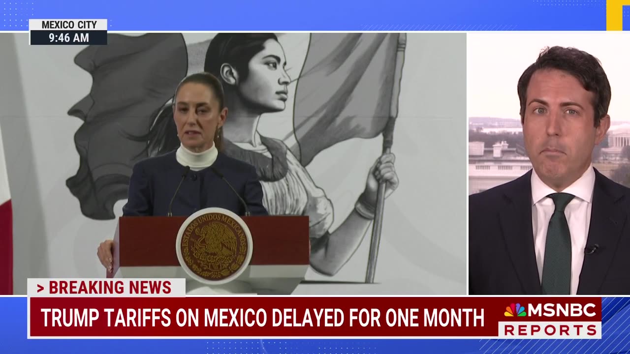 Trump pausing Mexico tariffs for one month