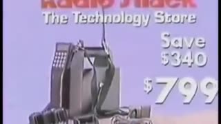 1980s - Transportable Cellular Phone System from Radio Shack