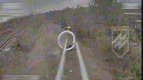 Ukrainian Drone Threads the Needle Between Trees At Speed in Pursuit of Russian Soldier