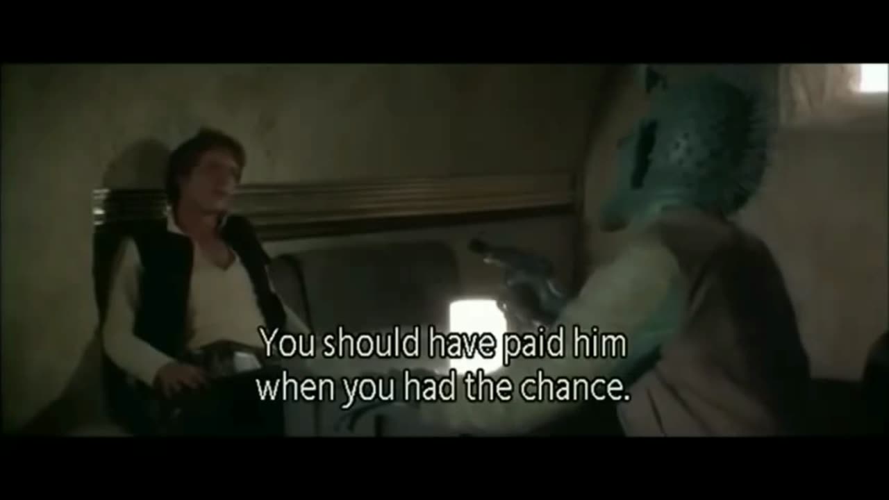 How would it sound Dubbed?- Greedo and Han Solo