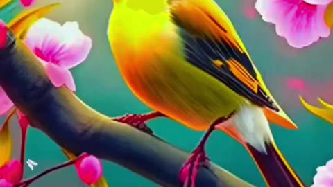 Charming💞💕#video # Tigers and Adorable Birds: The Cutest Wildlife Video