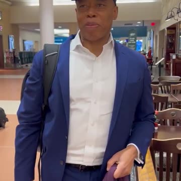Mayor Eric Adams after his meeting with Trump in Florida