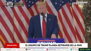 ÚLTIMA HORA | El equipo de Donald Trump planea retirarse de la OMS